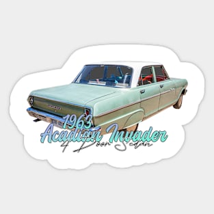 1963 Acadian Invader 4 Door Sedan Sticker